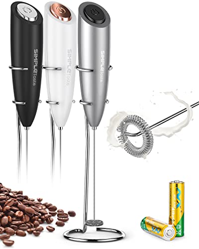 Milk Frother Handheld Stainless Steel Milk Frother Foaming Blender