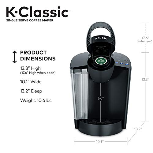 Programmable Single Serve and 10 Cup Coffeemaker in Black