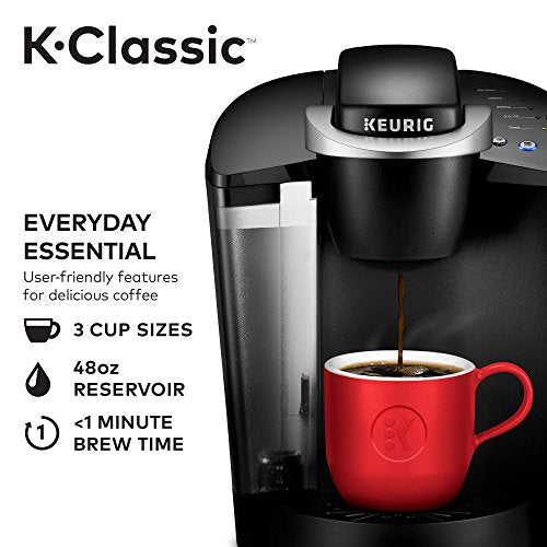 Keurig K-Classic Coffee Maker K-Cup Pod, Single Serve, Programmable, 6 –  J'ouvert Coffee