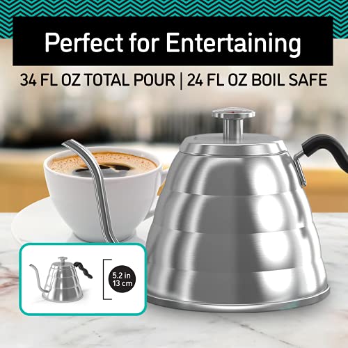 Secure Coffee Gator's glass pour over brewer down at just $9.50 (Matching  low, Reg. $26+)